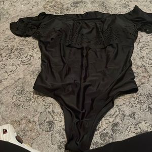 Off the shoulder bathing suit